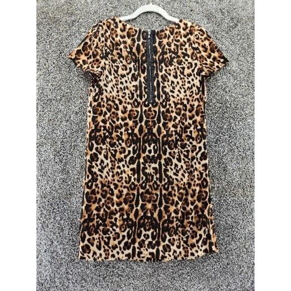 The Limited Xs Leopard Print Shift Short Sleeve Dress - Picture 6 of 6
